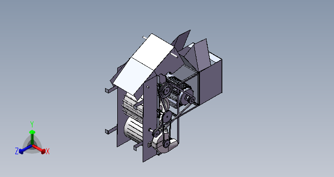 棉籽分离机设计含CAD+SW+说明书