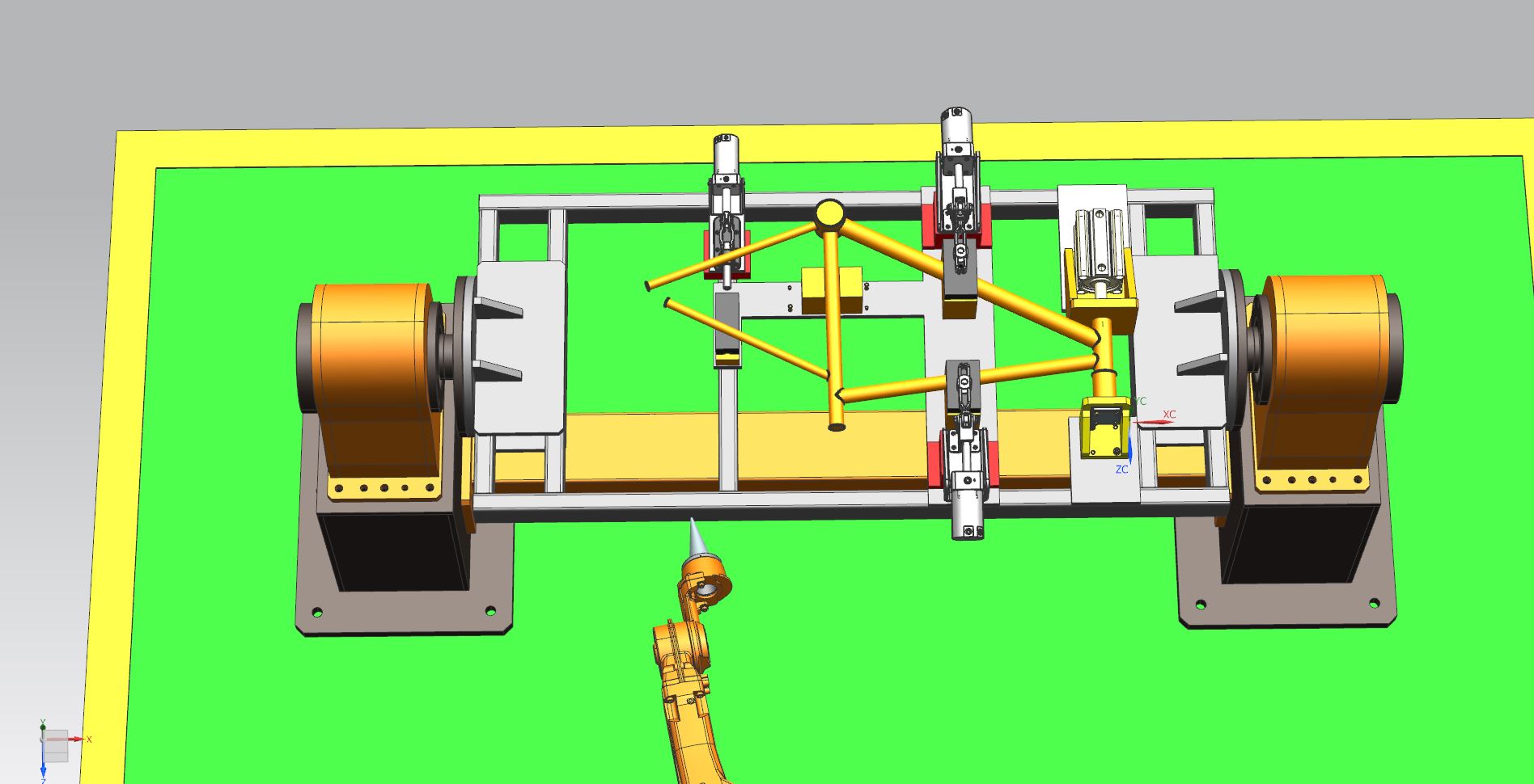 Robo Indexing Welding SPM机器人分度焊接