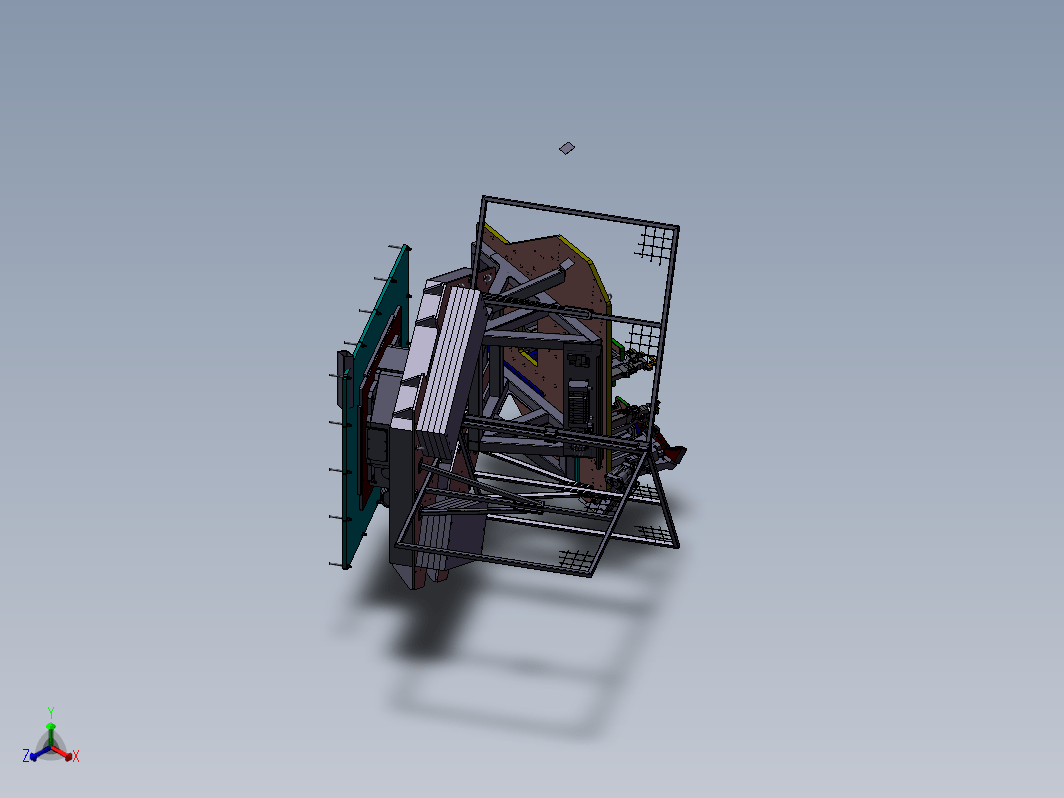 汽车引擎盖机器人自动焊接工作站（焊接夹具+转台系统）