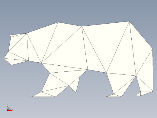 熊， 泰迪熊， 3d 熊， 几何形状缩略图