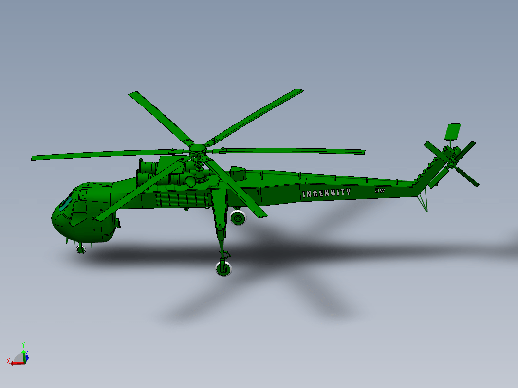 Ingenuity重型直升机Crane Helicopter