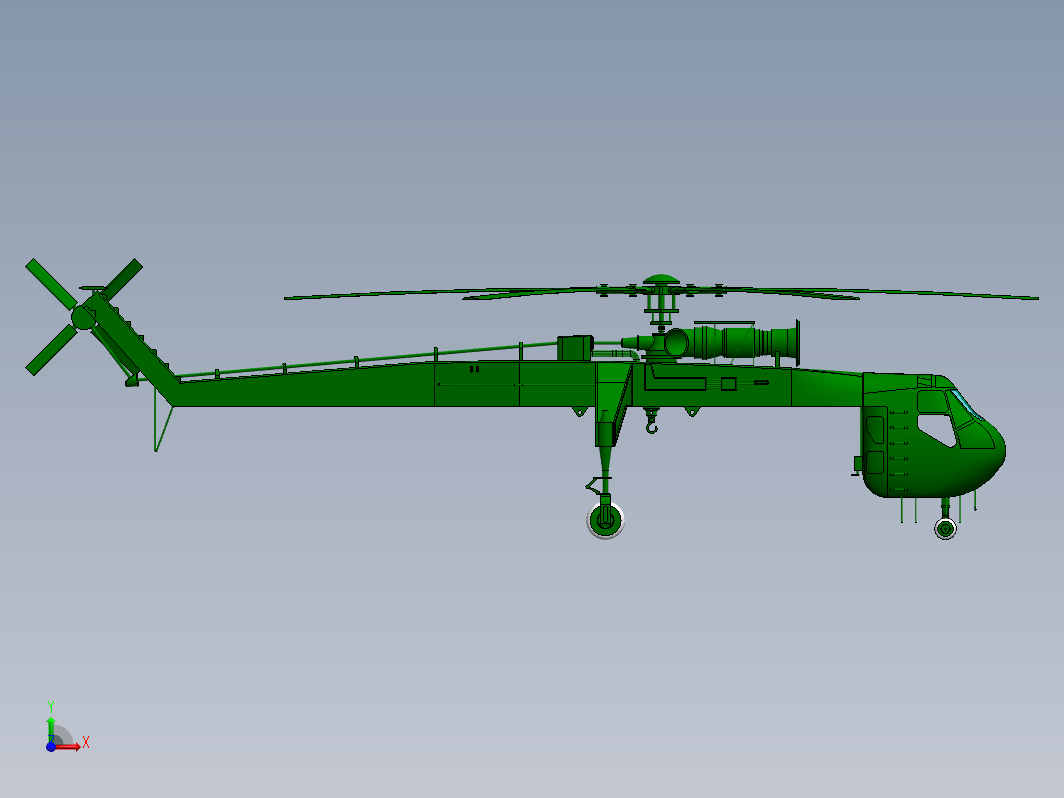 Ingenuity重型直升机Crane Helicopter