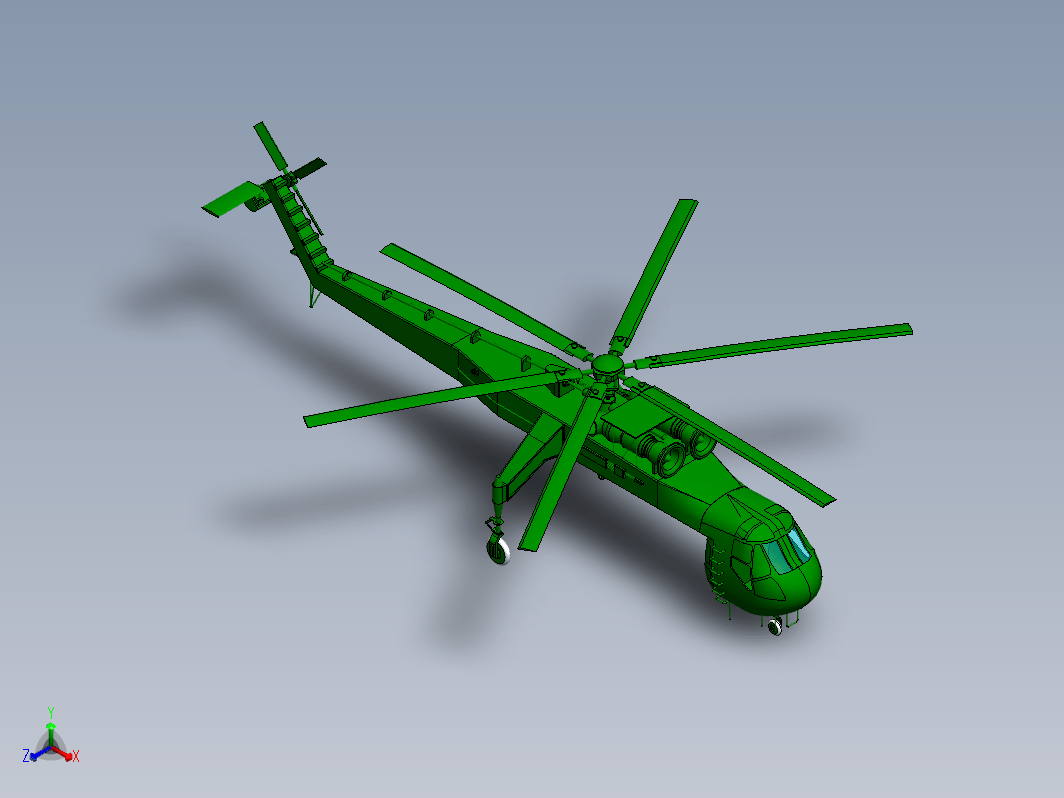 Ingenuity重型直升机Crane Helicopter