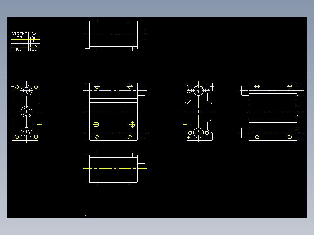 气缸 mgq63