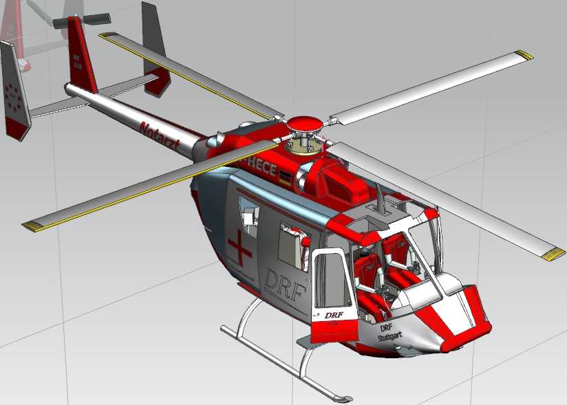173直升机UG设计