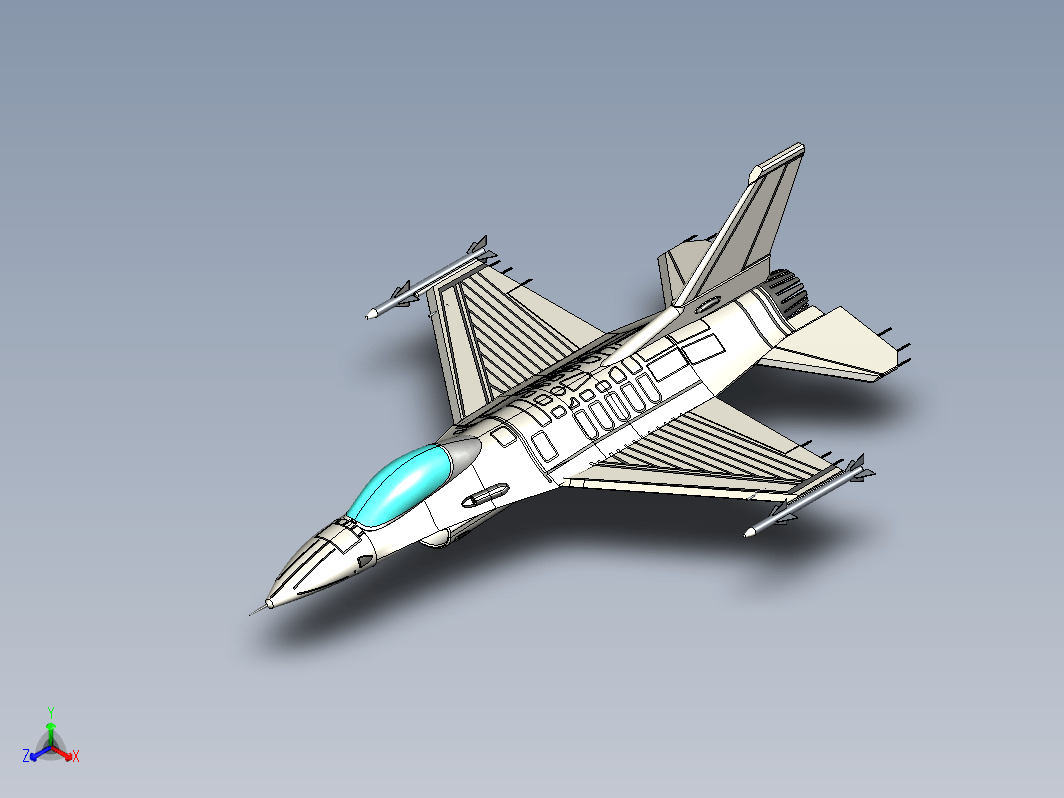 战隼战斗机 F-16 Fighting Falcon