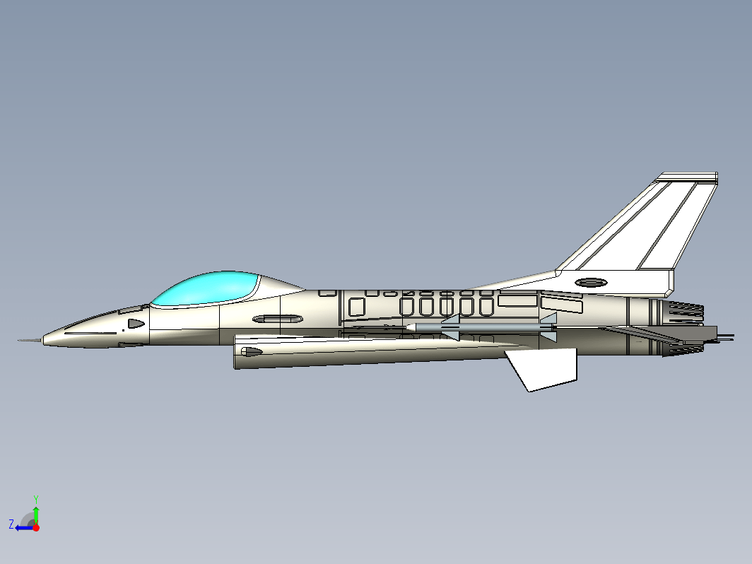 战隼战斗机 F-16 Fighting Falcon