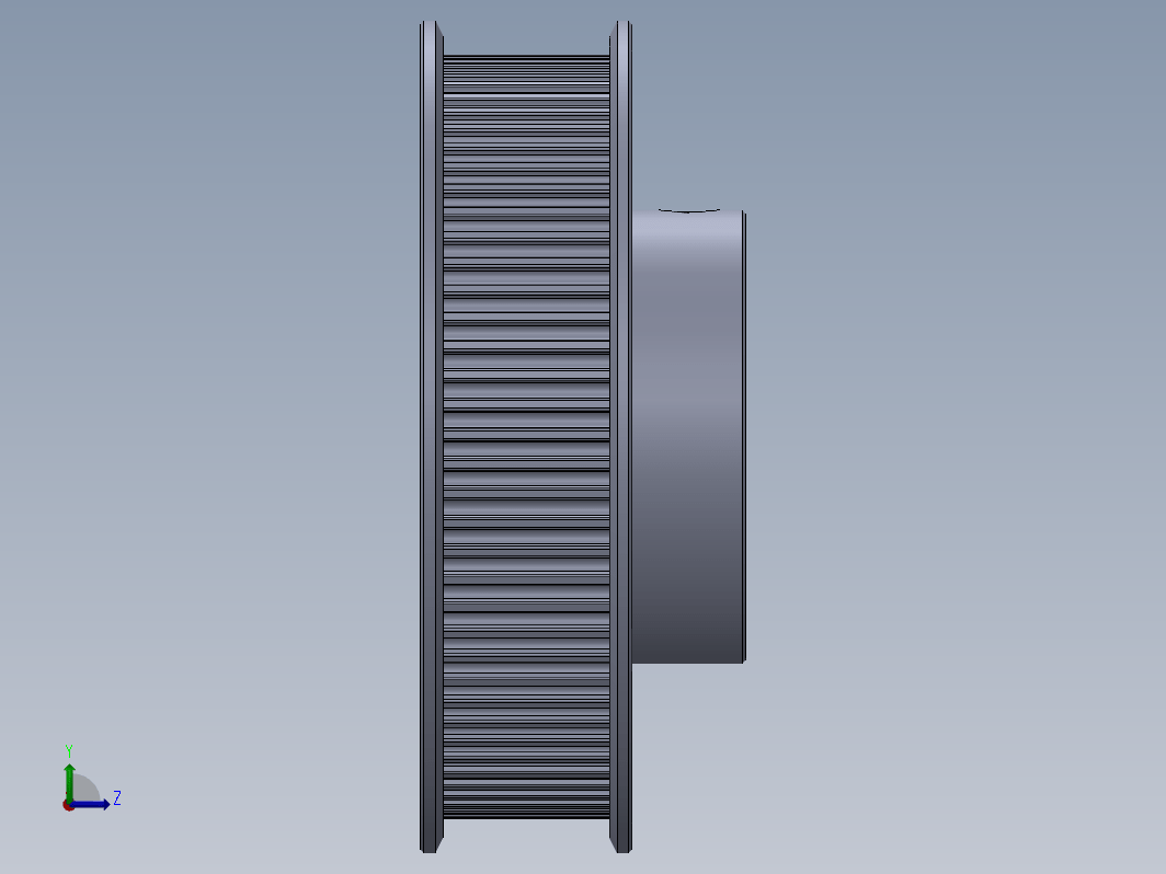 GT2 80T 8mm 孔径皮带轮，适用于10mm 皮带--sw stp