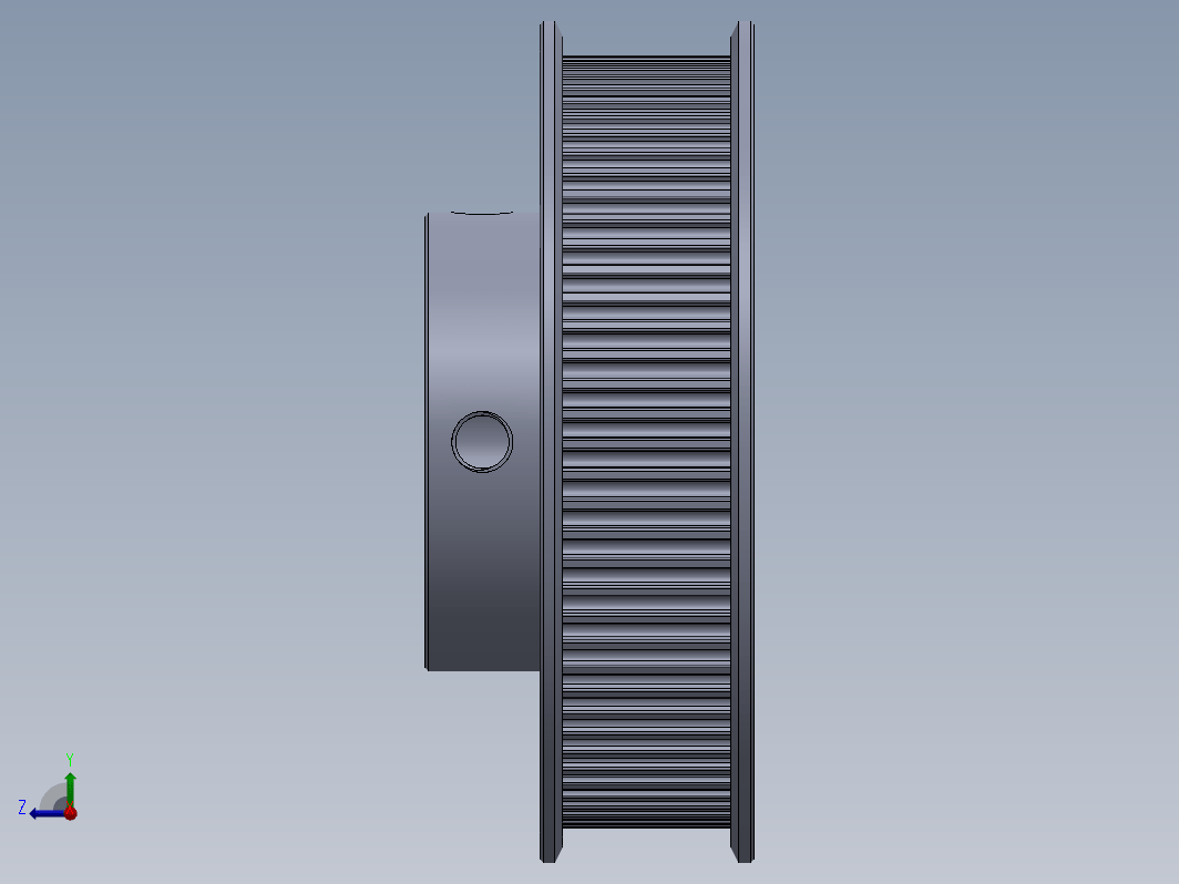 GT2 80T 8mm 孔径皮带轮，适用于10mm 皮带--sw stp