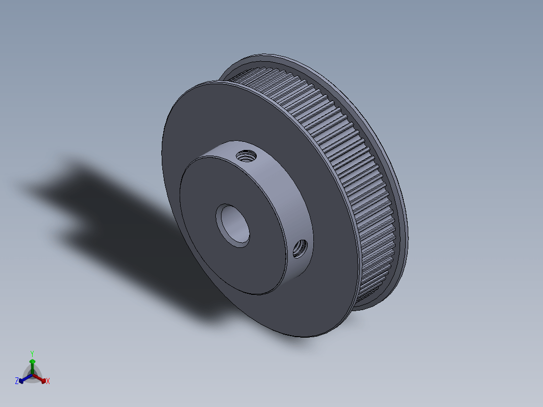 GT2 80T 8mm 孔径皮带轮，适用于10mm 皮带--sw stp