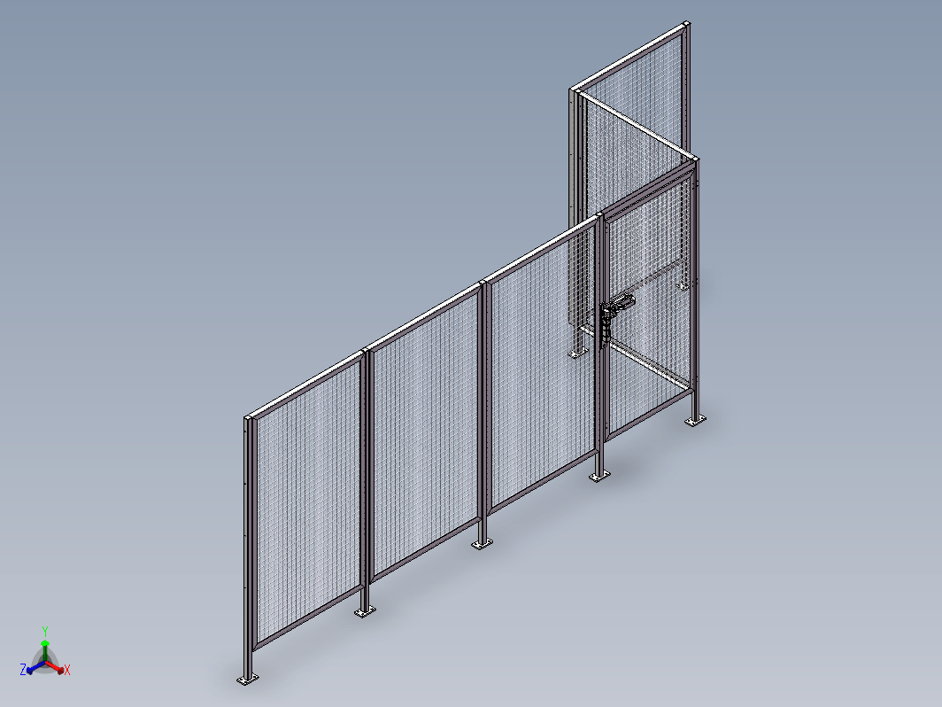 围栏防护网 安全门锁