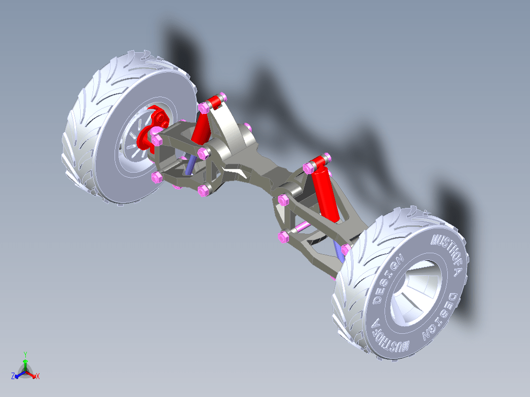 RC遥控车叉臂3D图纸