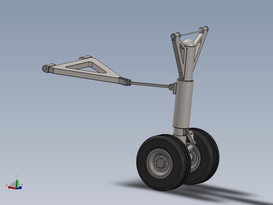 飞机起落架  a320-front-landing-gear SW