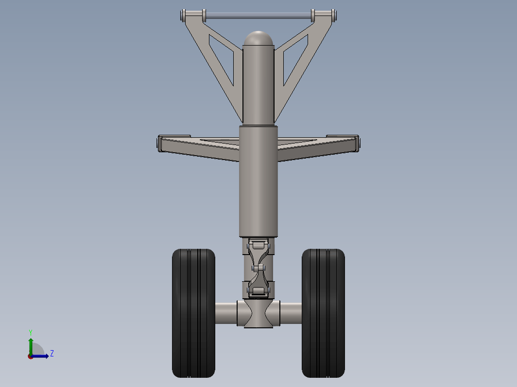 飞机起落架  a320-front-landing-gear SW