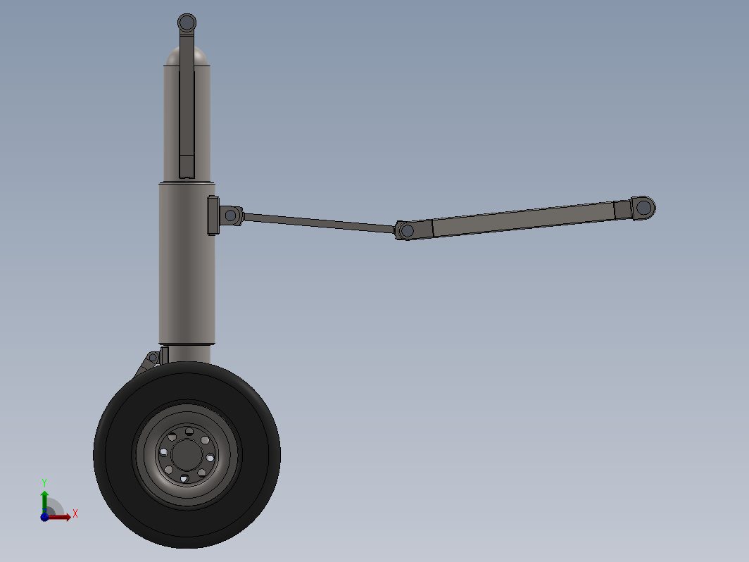 飞机起落架  a320-front-landing-gear SW