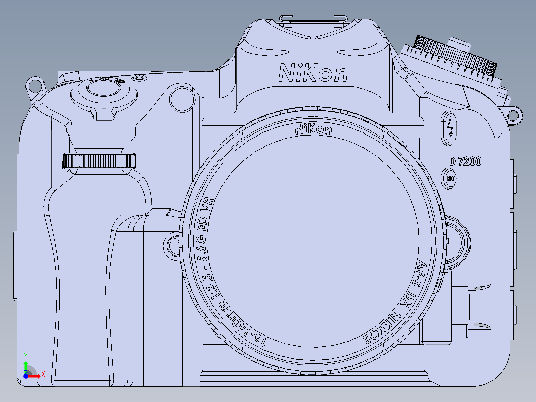 Nikon照相机造型