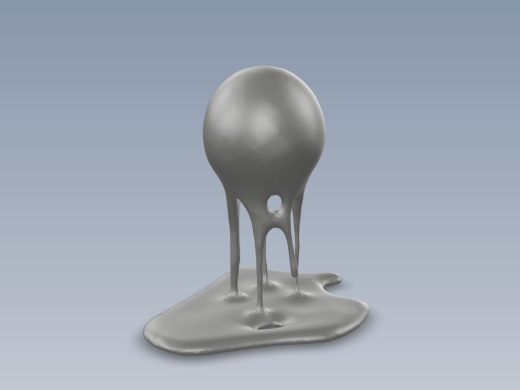 融化的球缩略图