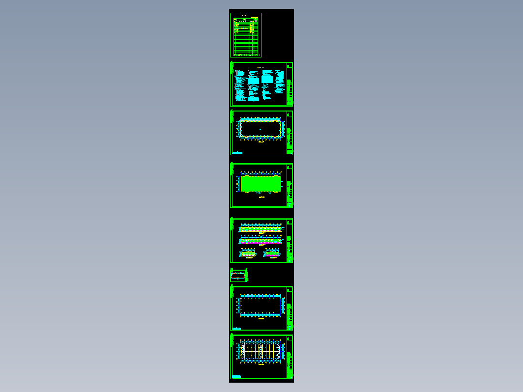 某公司3号钢结构厂房CAD