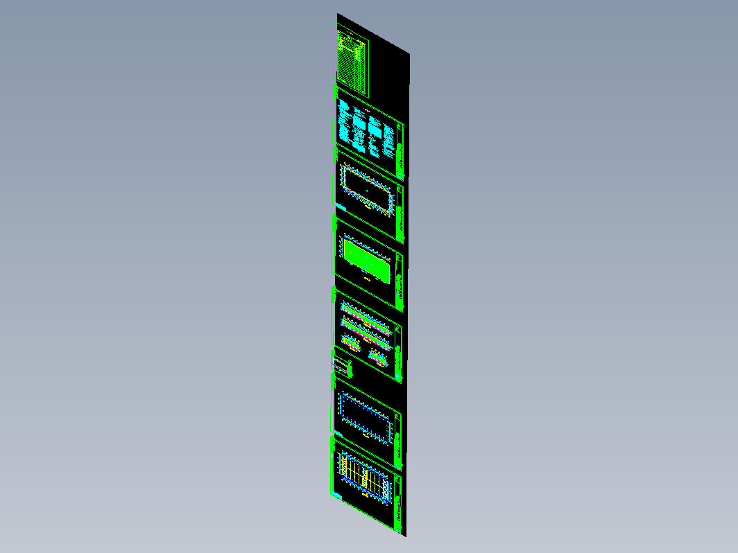 某公司3号钢结构厂房CAD