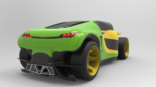 Vintage F1概念赛车造型缩略图