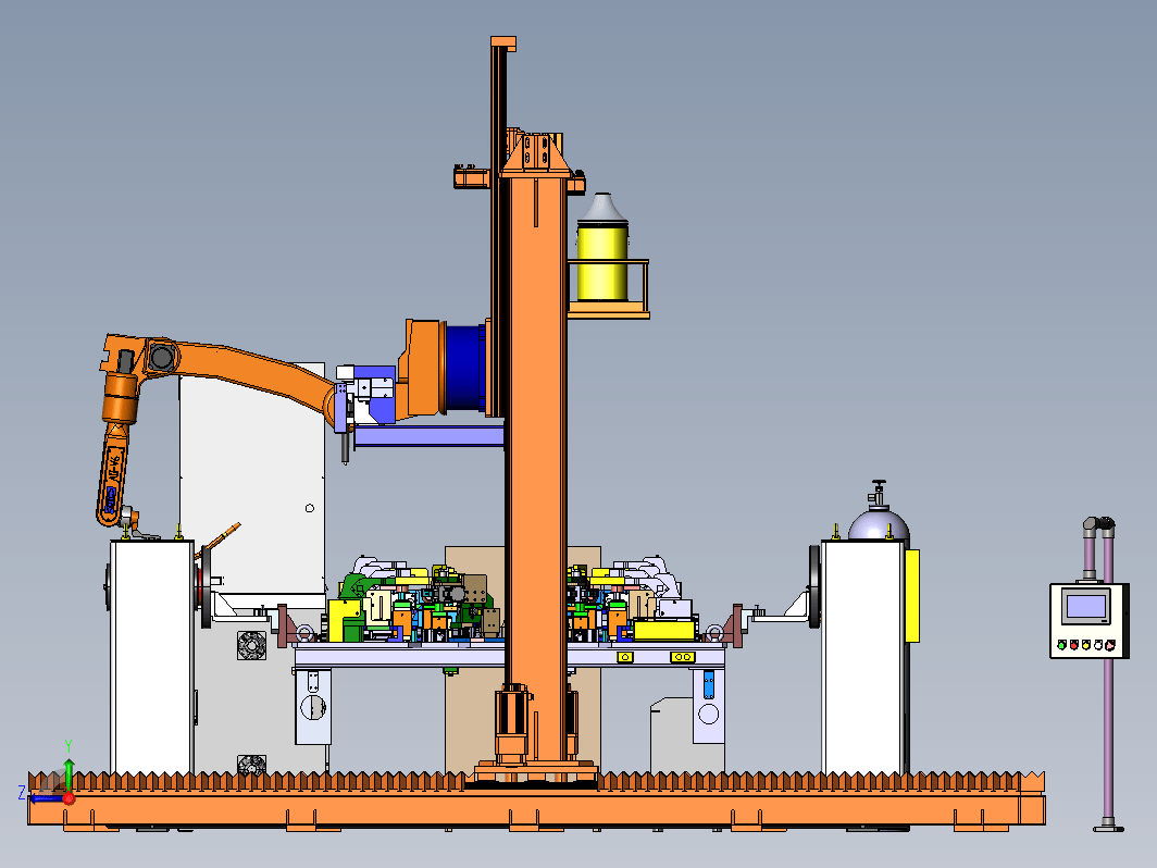 龙门式自动化焊接机械手作业单元
