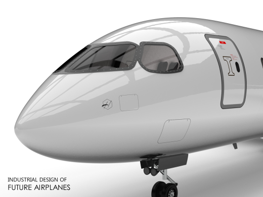 仿A220客机飞机模型缩略图