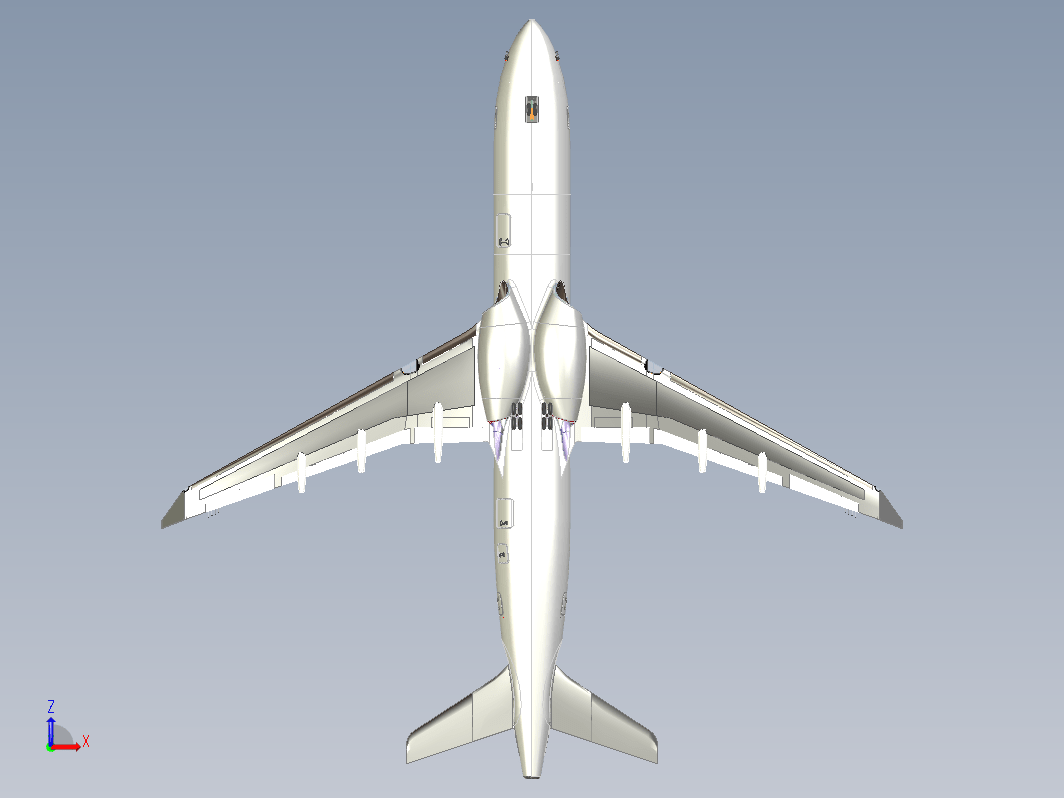 仿A220客机飞机模型