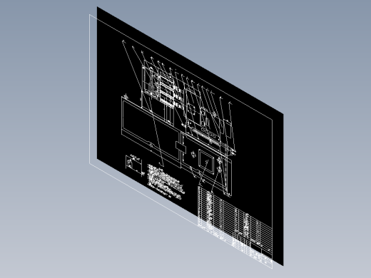 粗镗CK-2型主轴箱单面卧式组合镗床（套图）缩略图