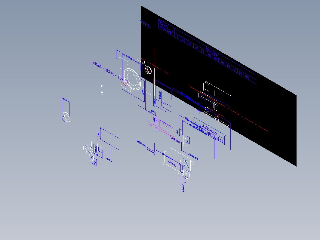 SDA气缸 83-SDAJ-16-BZW