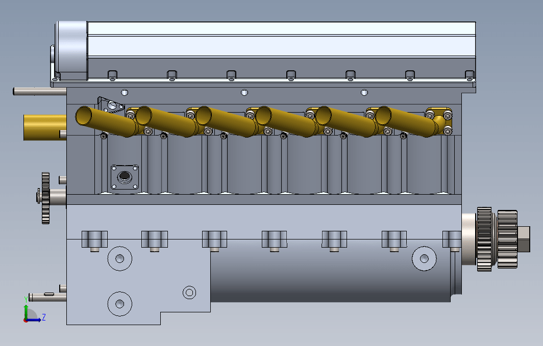 【984】V12发动机模型