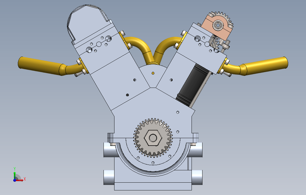 【984】V12发动机模型