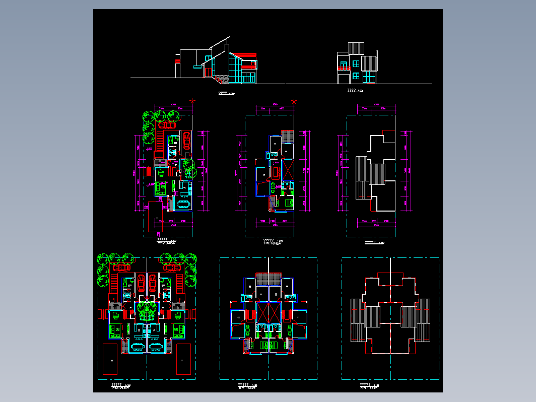 某小别墅建筑方案图