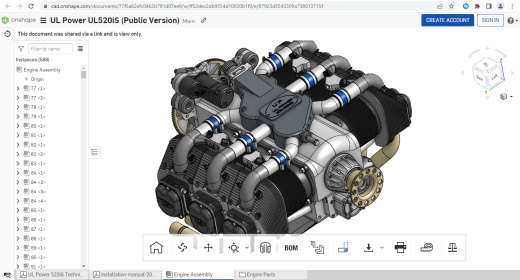ULPower UL520iS Engine飞机发动机
