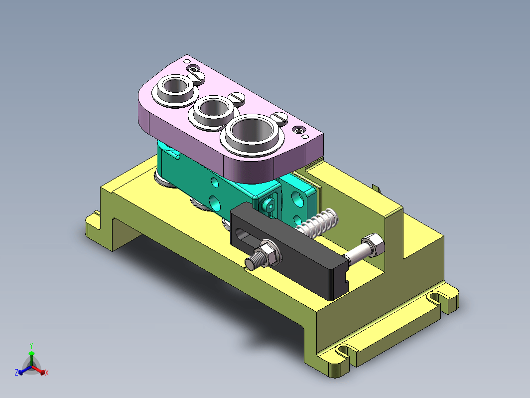 C6140后托架夹具