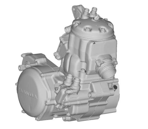 本田 CR500 发动机 3d 扫描缩略图