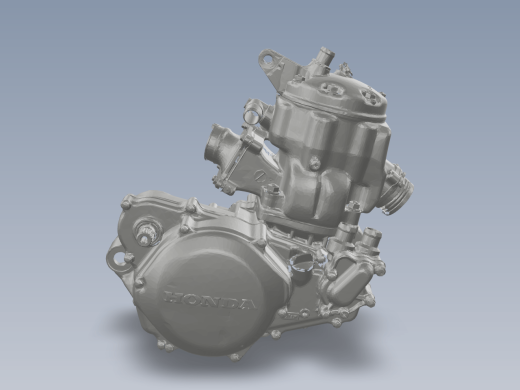 本田 CR500 发动机 3d 扫描缩略图