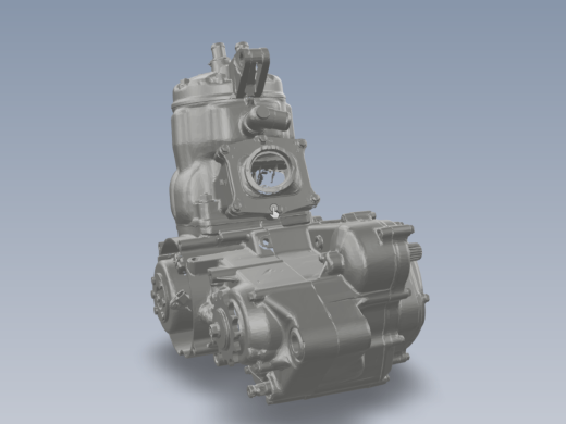 本田 CR500 发动机 3d 扫描缩略图