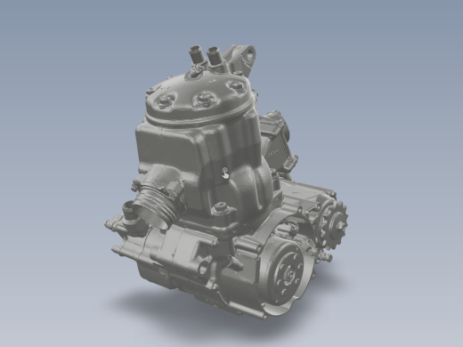 本田 CR500 发动机 3d 扫描缩略图