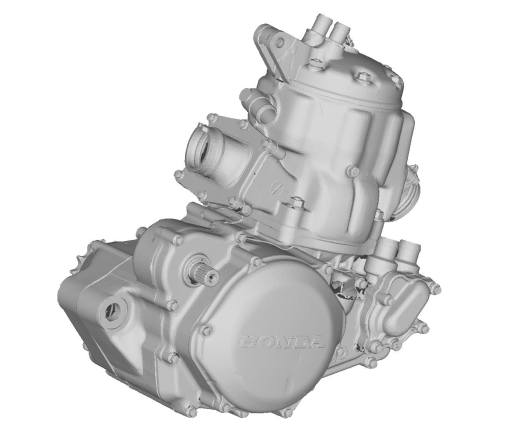 本田 CR500 发动机 3d 扫描缩略图