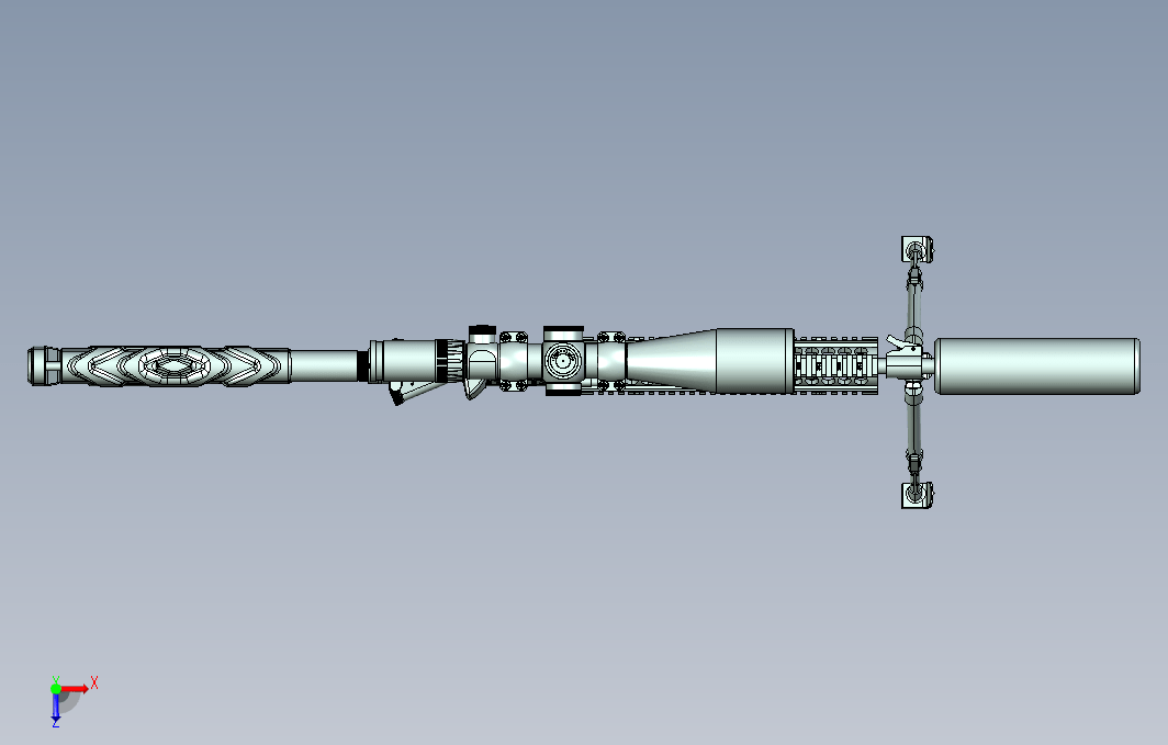 1015R15狙击步枪UG设计