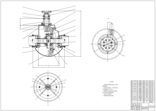 公交车弱中度混合动力系统底盘机械部分的改进设计研究CAD+说明缩略图