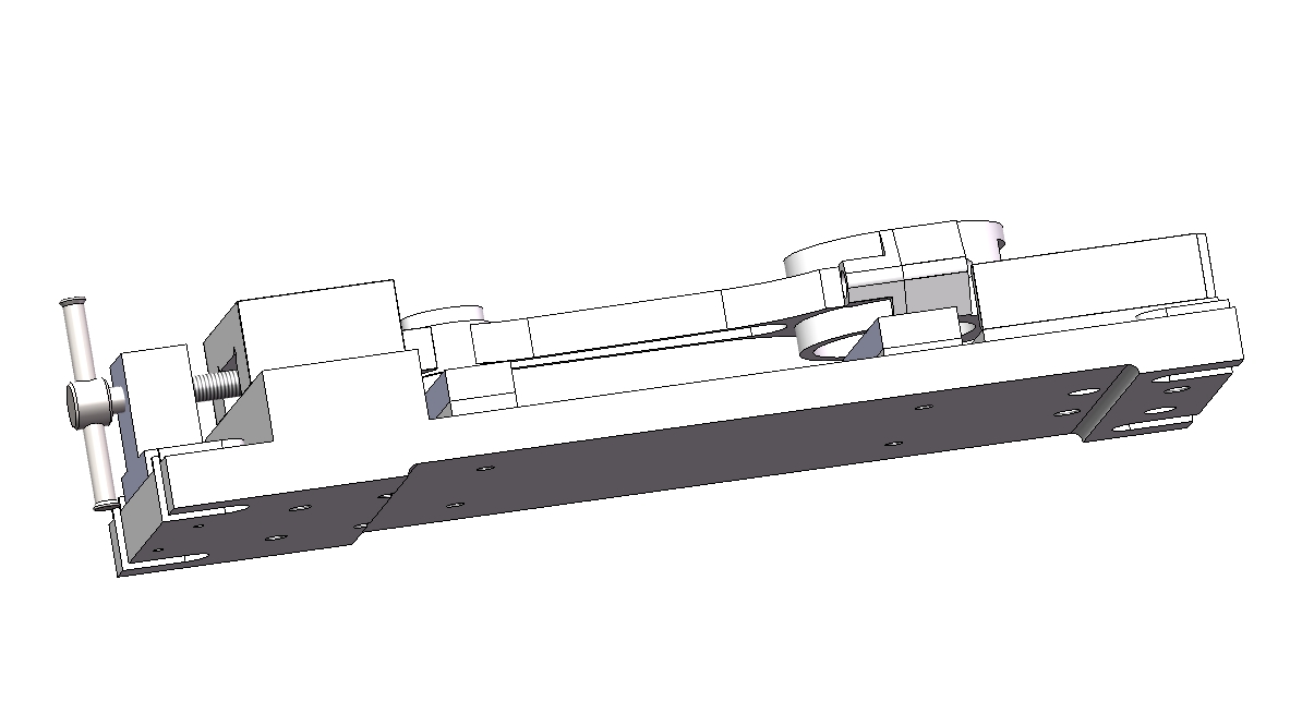 连杆铣面夹具三维SW2016带参+CAD+说明书