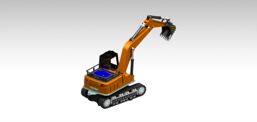 excavator履带挖掘机缩略图