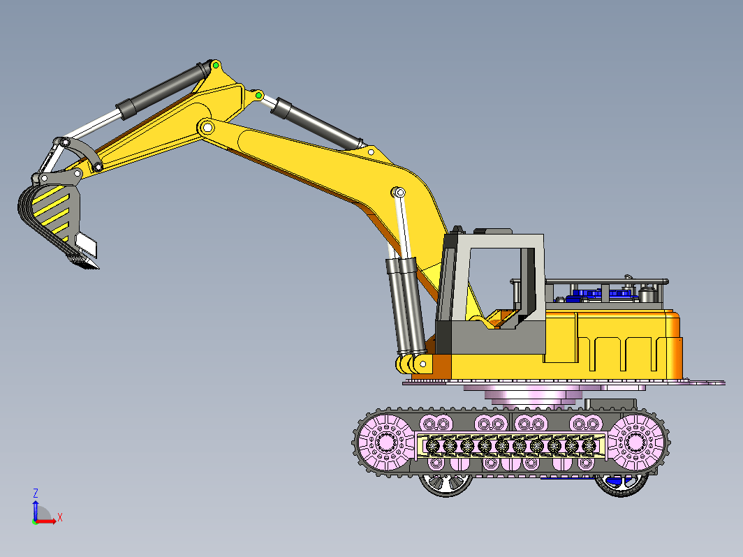 excavator履带挖掘机