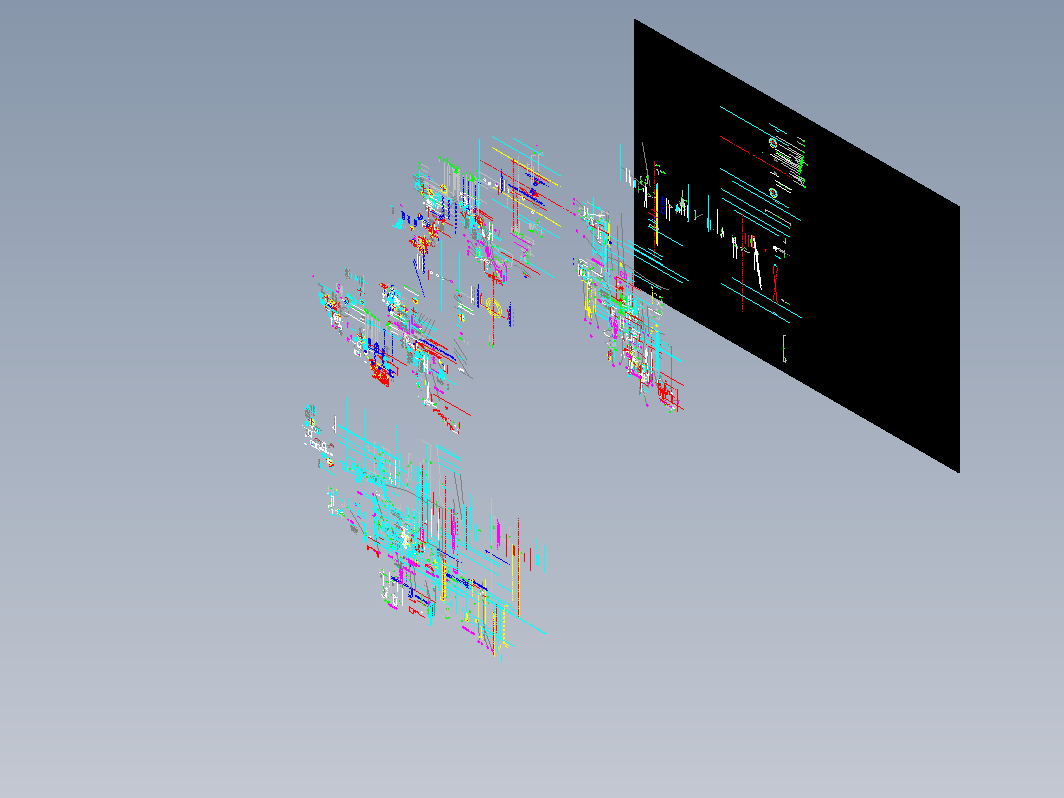 模具结构图—060-3行位多次分型