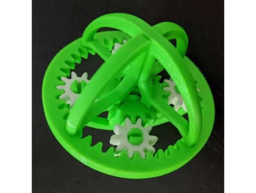 行星齿轮玩具 Epicyclic gear toy缩略图