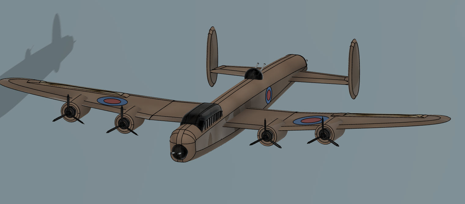 二战重型轰炸机 avro-lancaster