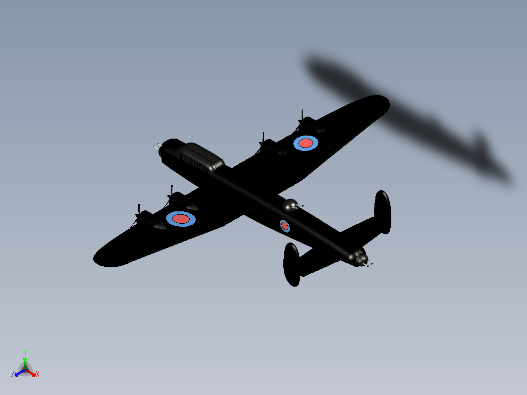 二战重型轰炸机 avro-lancaster