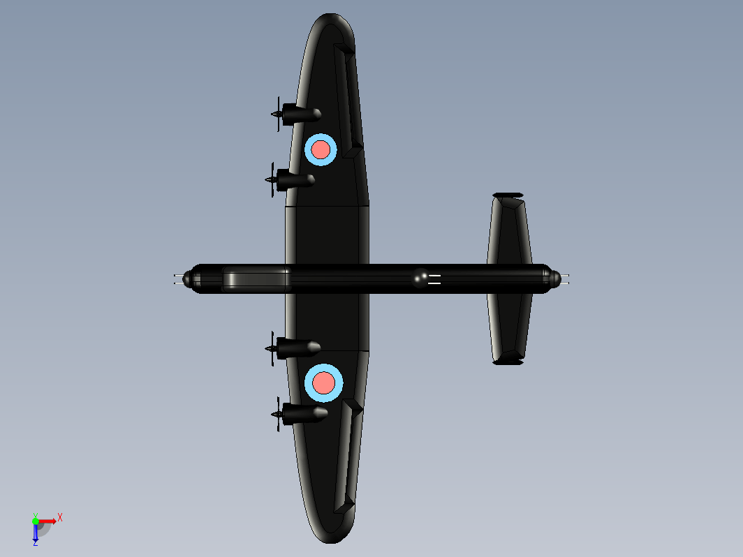 二战重型轰炸机 avro-lancaster