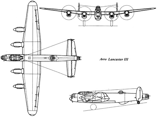 二战重型轰炸机 avro-lancaster